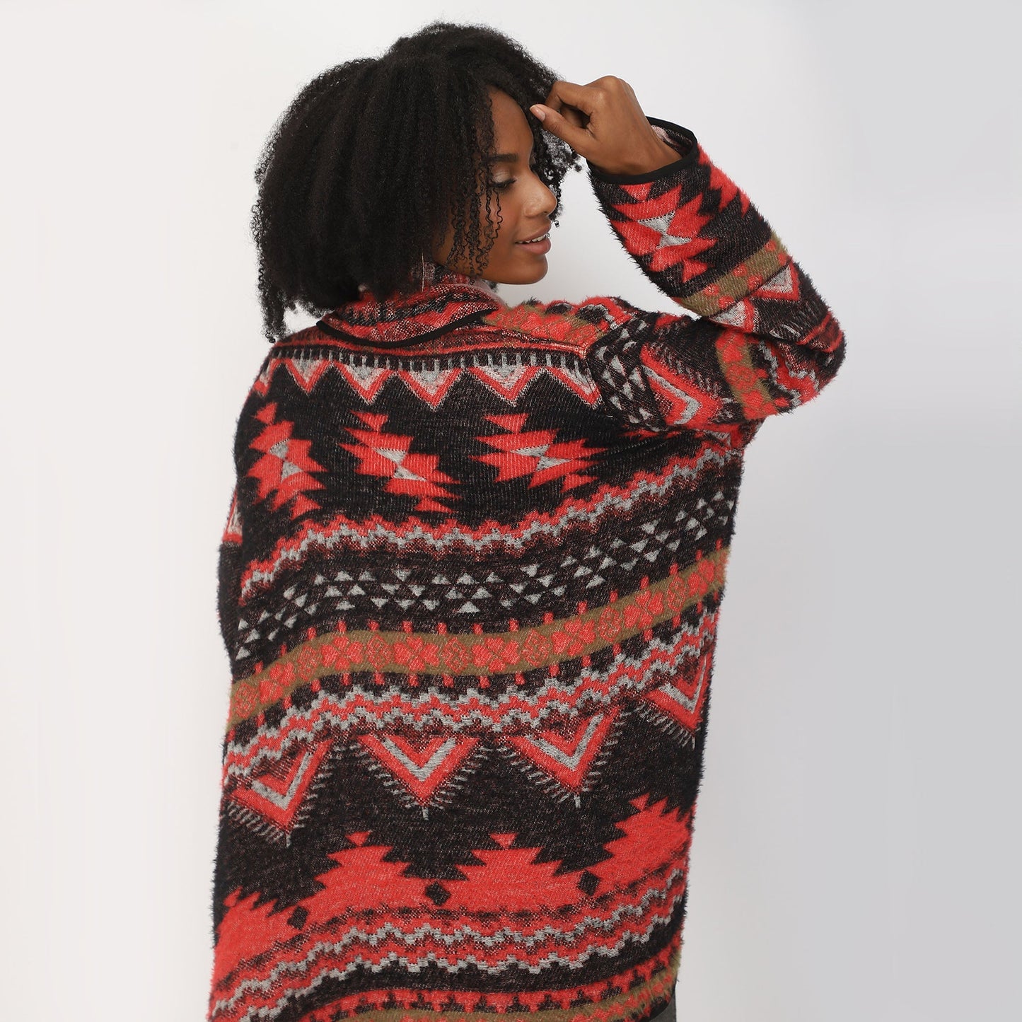 Santo Kimono - Black Cherry