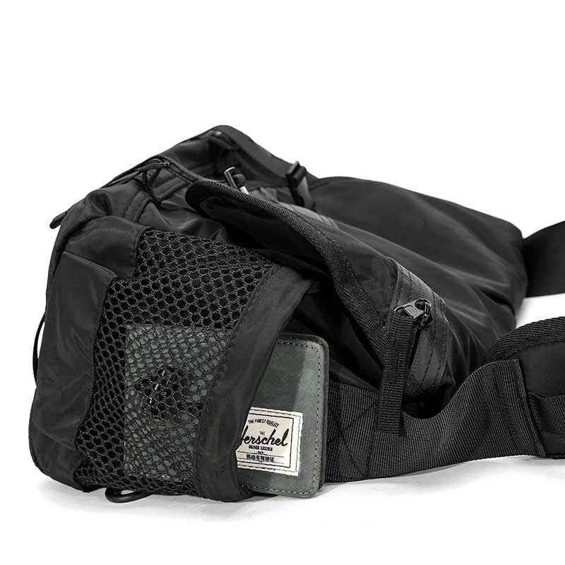 Black Waterproof Messenger Bag