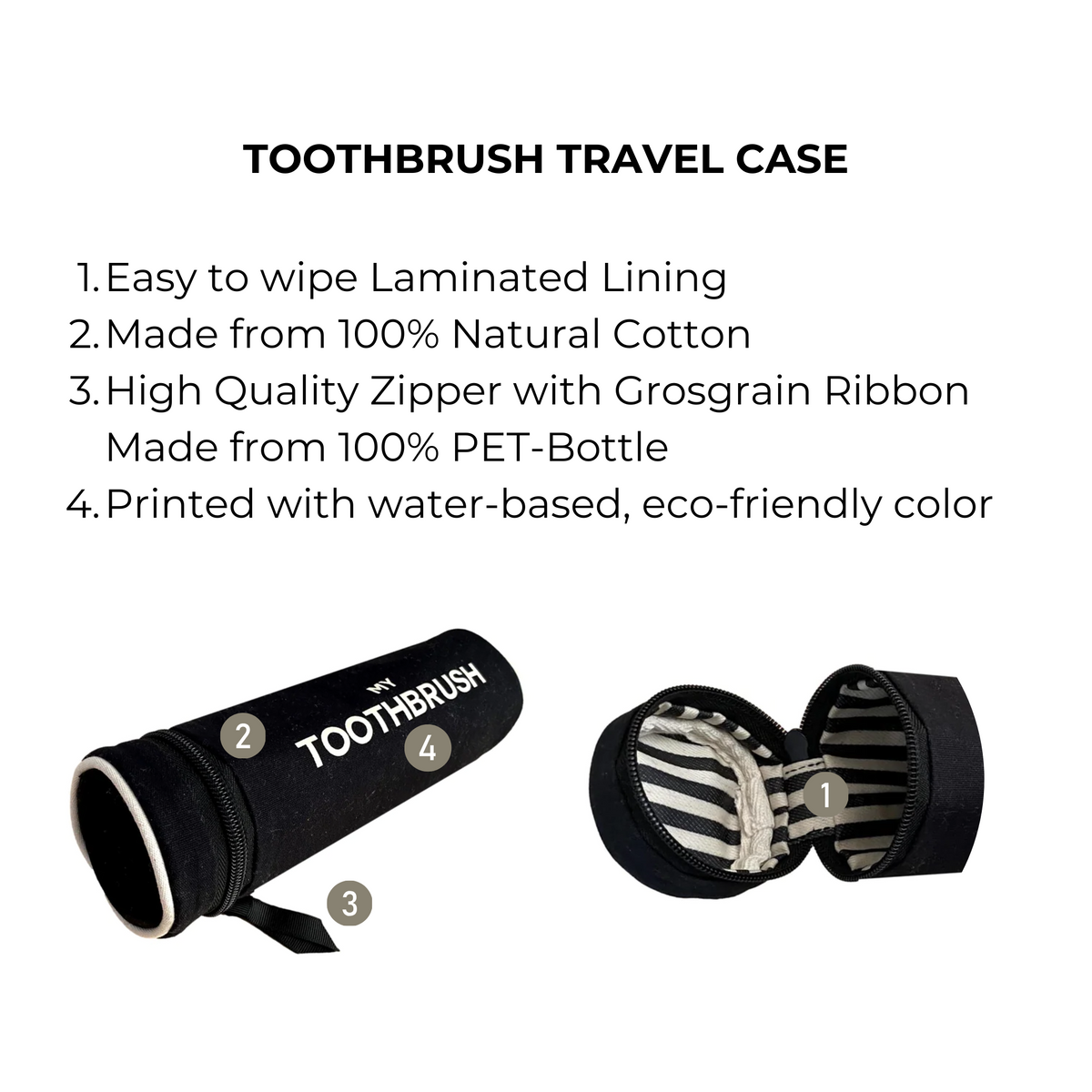 Best Deal Gift Set, 4-pack Travel & Home, Black