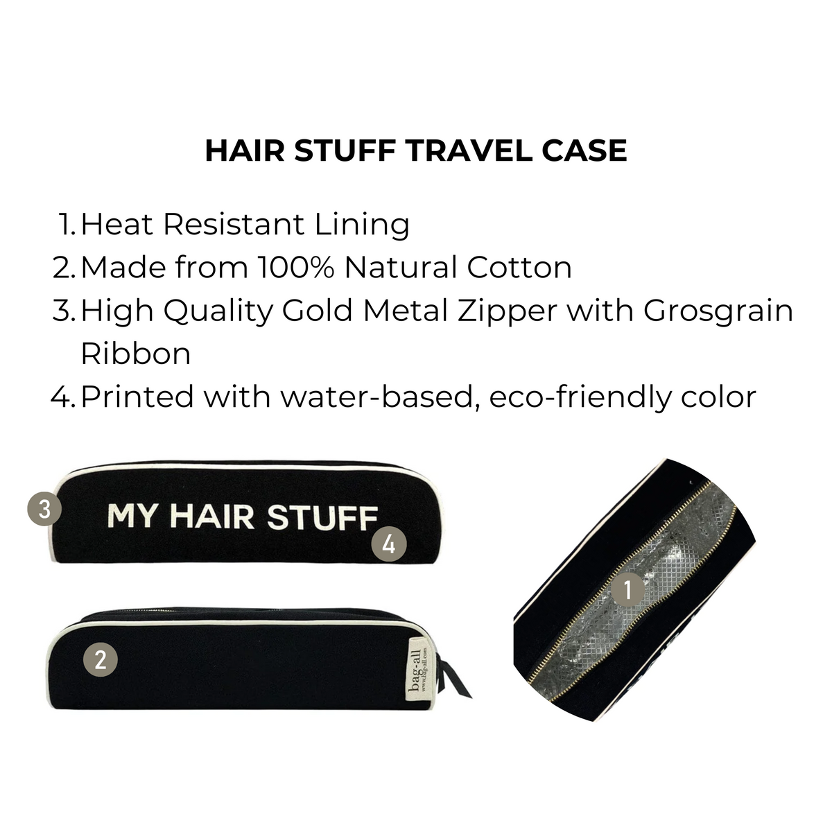 Deal Gift Set, 4-pack Travel & Home, Black