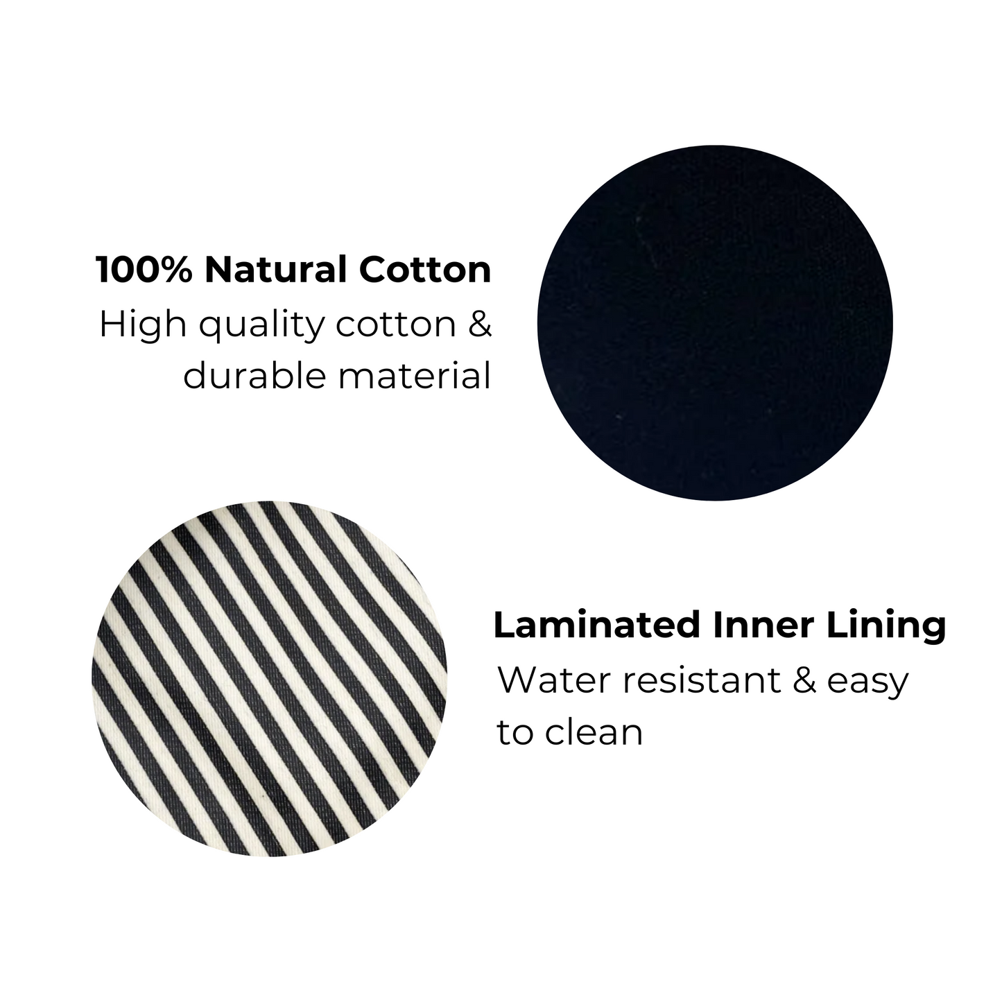 My Makeup Pouch, Coated Lining, Black - Osadia Concept Store
