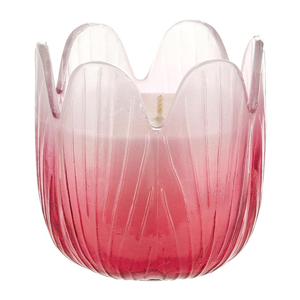 Blossom Candle Collection – Colorful Glass Flower Candles in Multiple Scents & Sizes