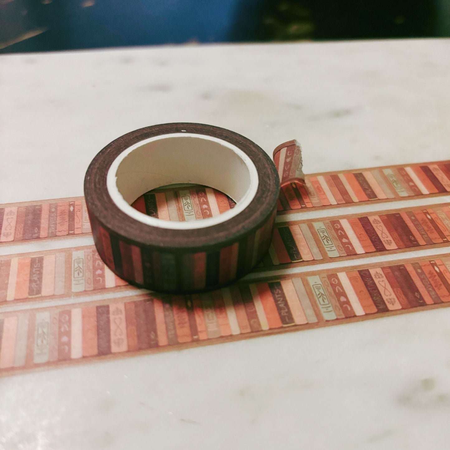 Books Illustration Washi Tape | Bibliophile Book Lover Gifts