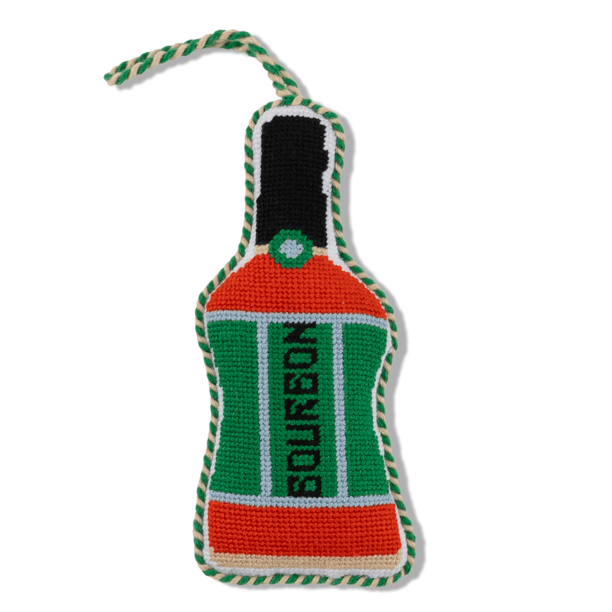 Needlepoint Icon Ornament - Bourbon