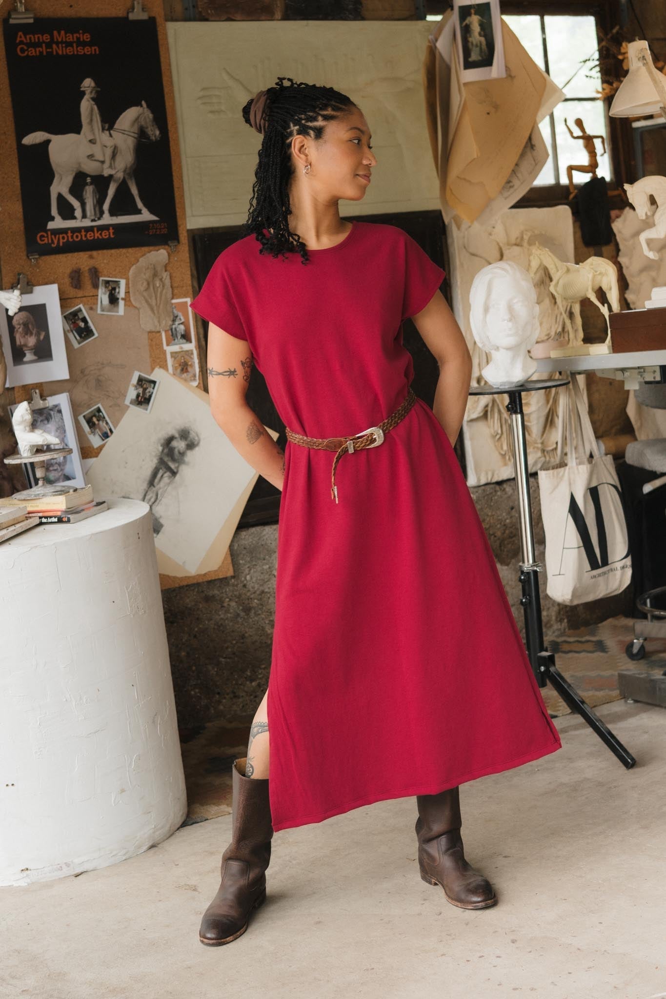 Cairo Dress (Updated) in Madder