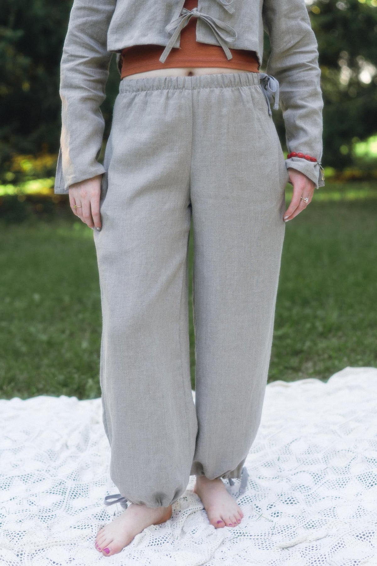 Vesper Pants in Pebble