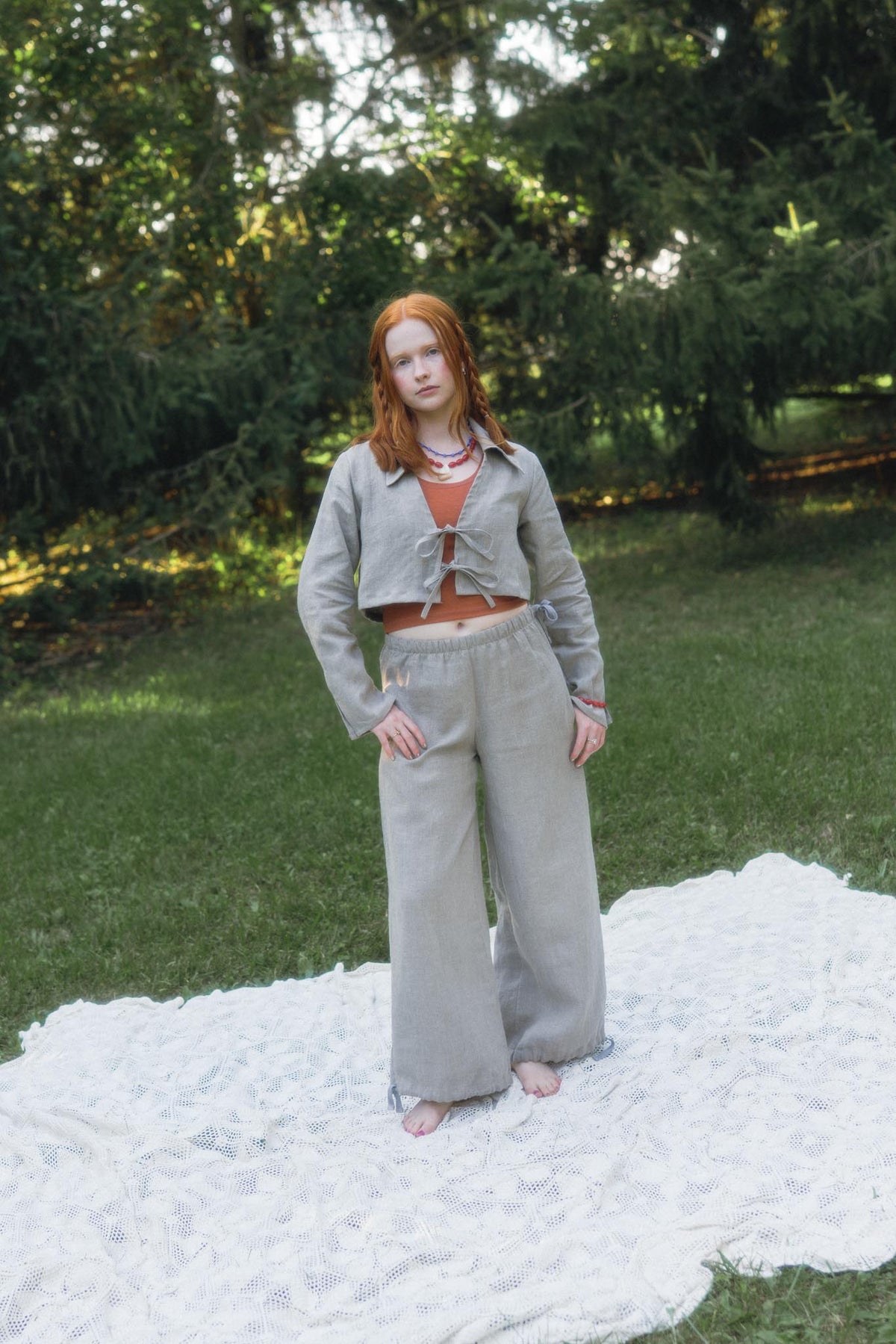 Vesper Pants in Pebble