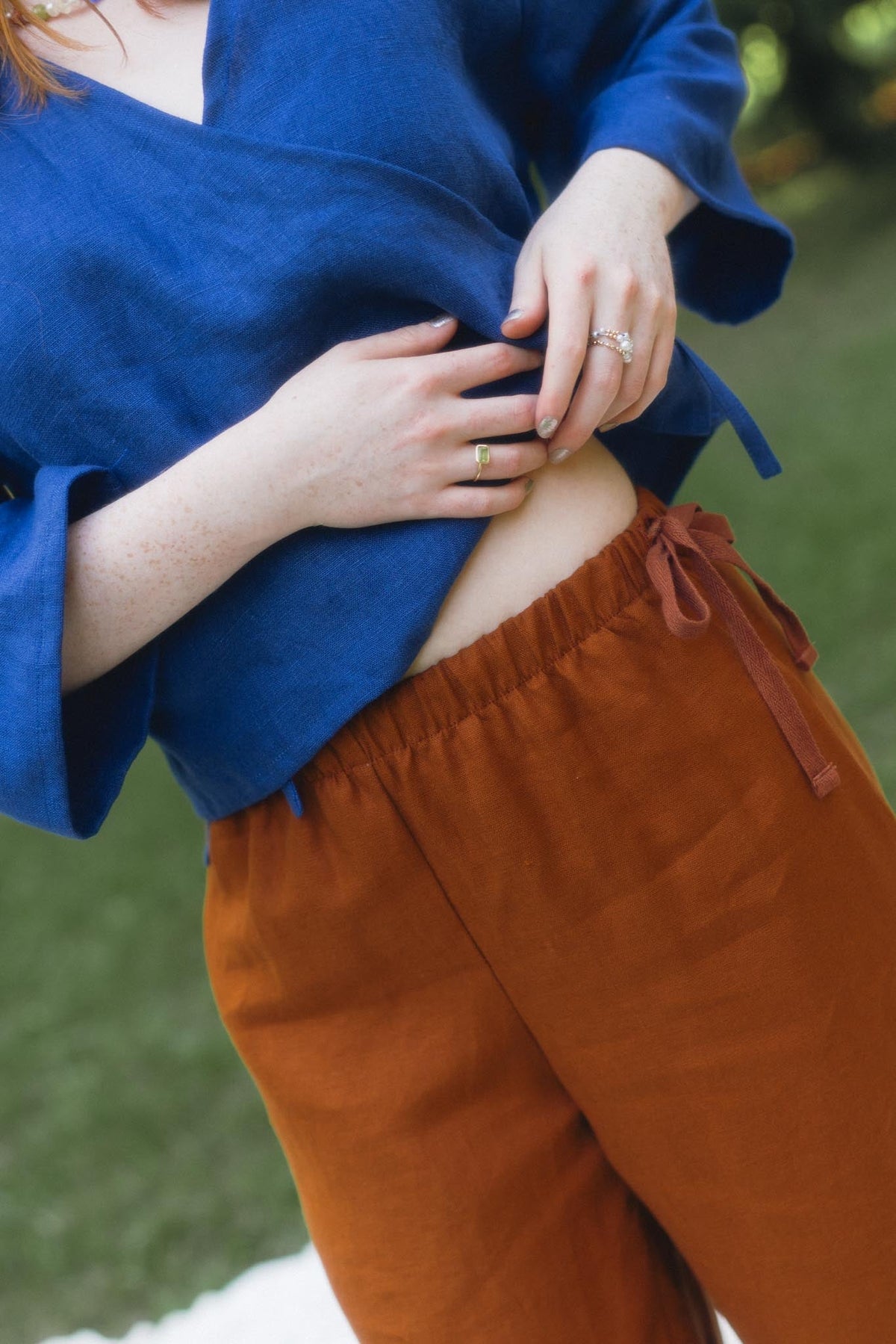 Vesper Pants in Rust