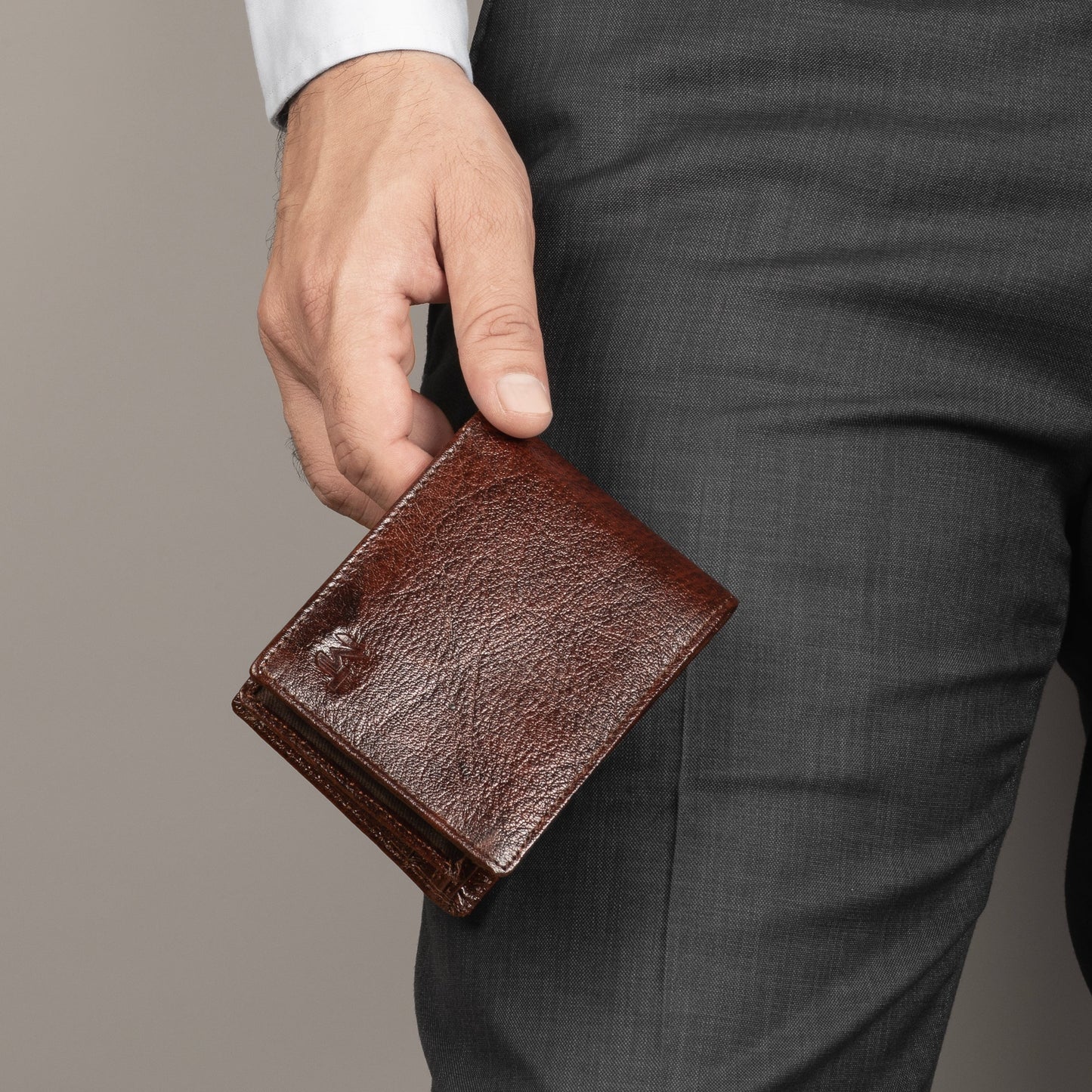 Brown Sleek-Fit Wallet - Osadia Concept Store