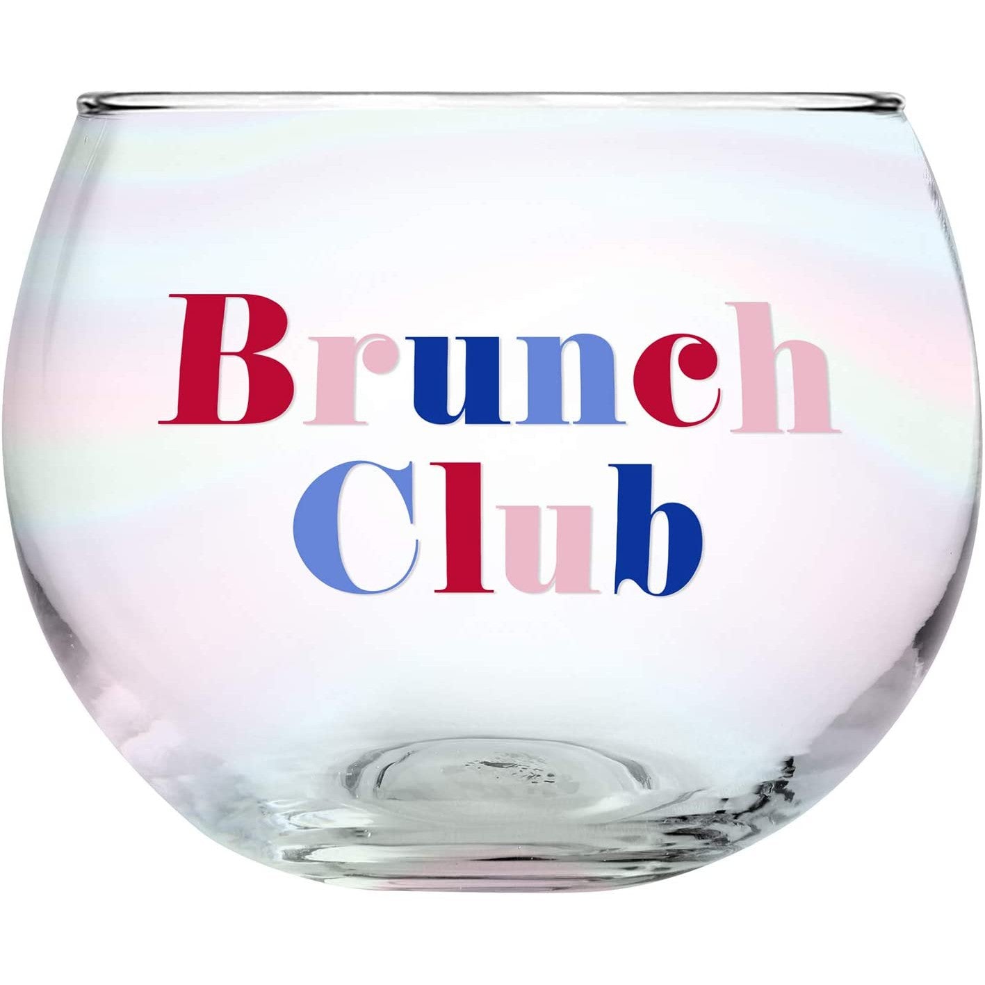 Brunch Club Roly Poly Clear Glass  | 13 oz.