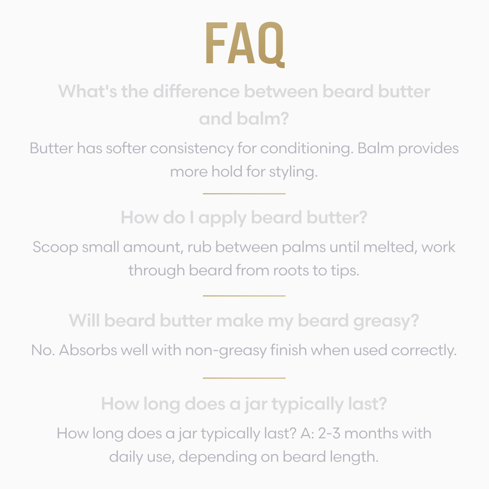 Warrior's Beard Butter - All Natural Care for Your Beard