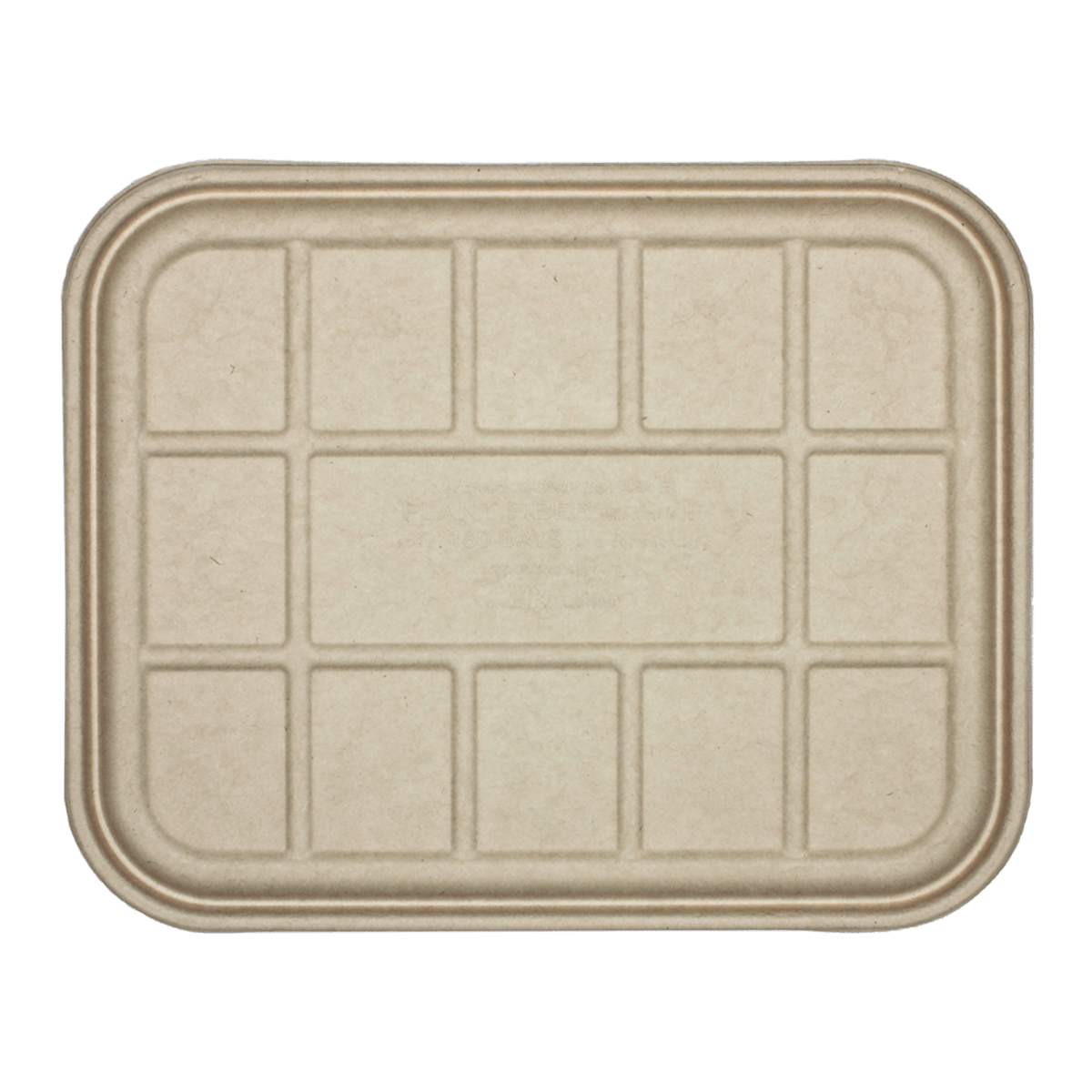 World Centric LID Fiber - Half Size (104 to 120 oz) Catering Pans (QTY:200)