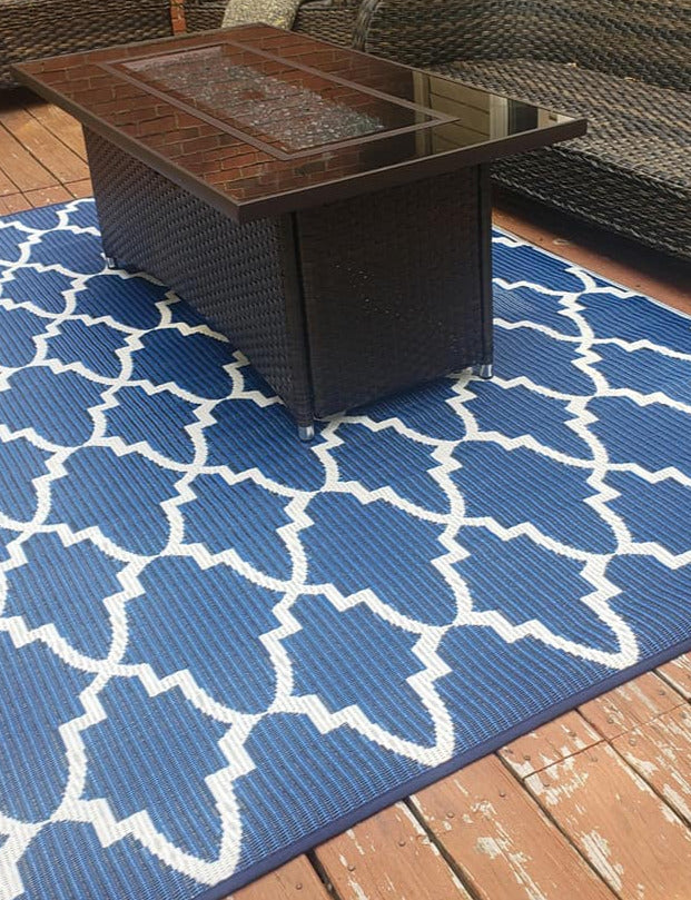 Casa Blanca Blue & White