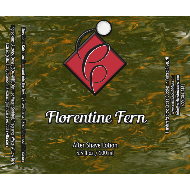 Catie's Bubbles Florentine Fern Shaving Collection