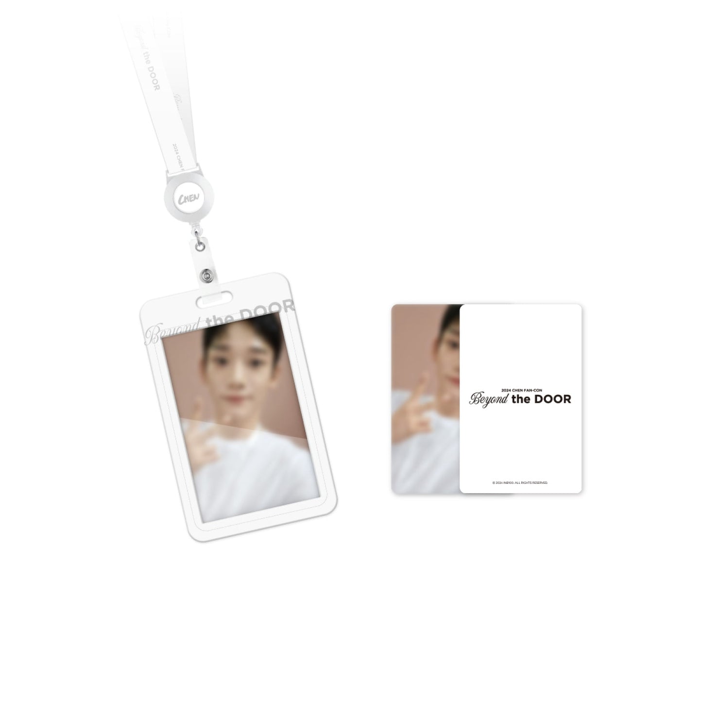 Chen - Beyond The Door In Seoul 2024 Fan Con Official MD Lanyard Set