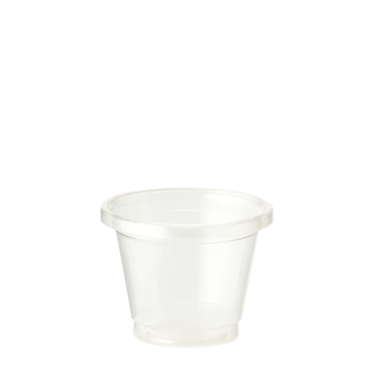 World Centric 1oz Portion Cup PLA Compostable, Clear (QTY 3000), SKU CP-CS-1S