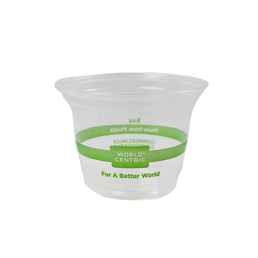 World Centric NoTree Clear Cold Cup, 9 oz, Squat, Clear (QTY 1000), SKU CP-CS-9Q