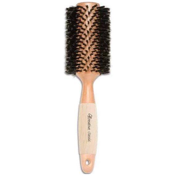 Eco-Reinforced Boar Bristle Round Hair Brush for Thick Hair-CRMBX