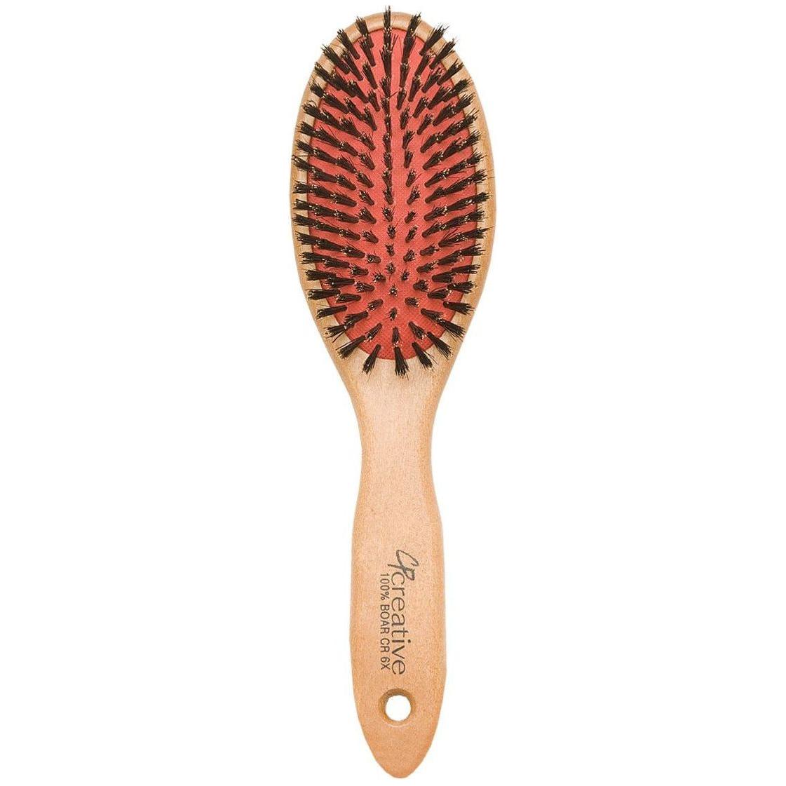 Eco-Friendly Boar Bristle Paddle Wood Hair Brush