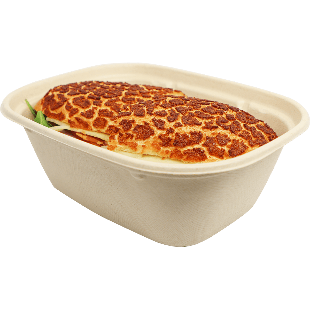 World Centric 8.7x6.7x3.1 in (44 oz) Fiber Box, Laminated (QTY:400)