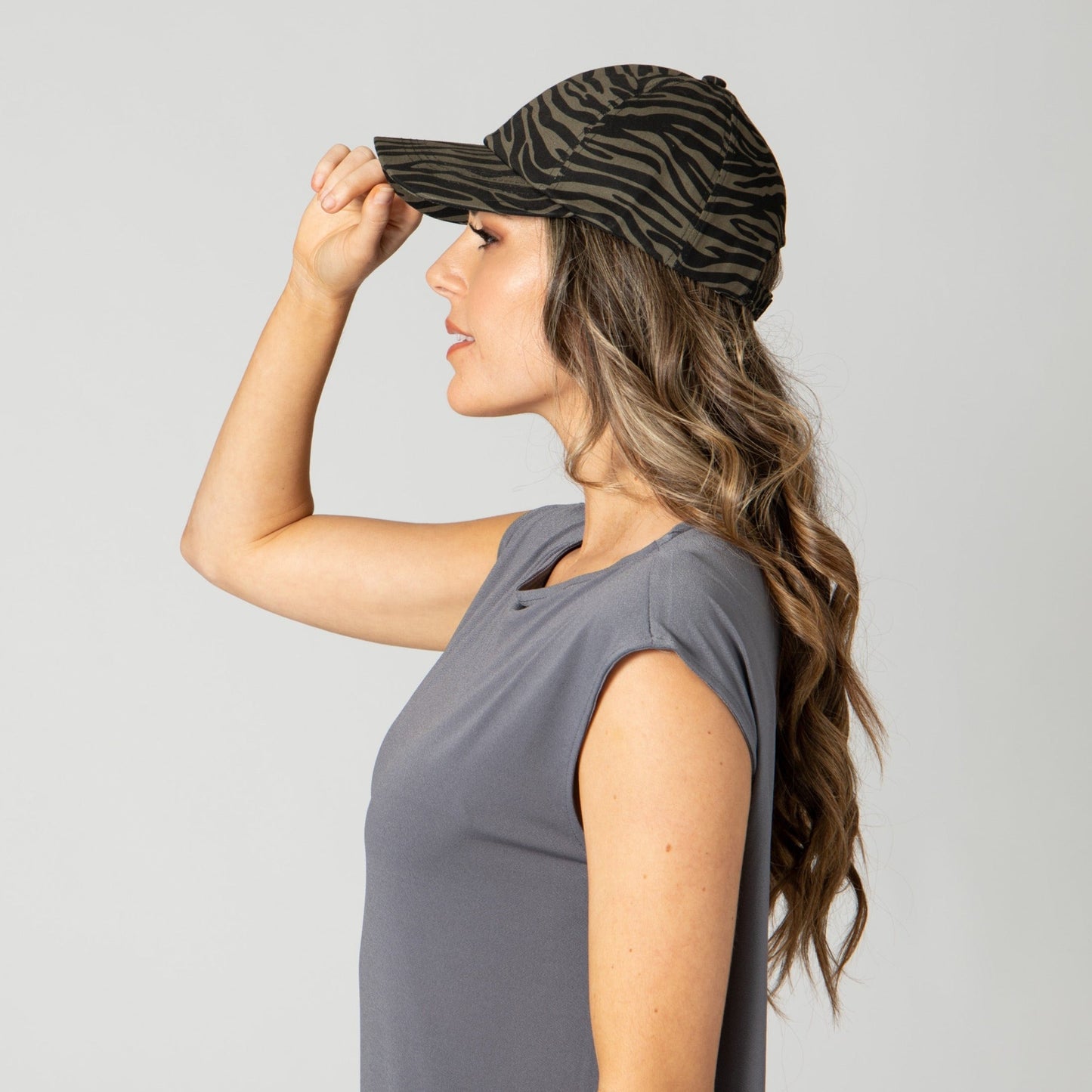 Women's Animal Print Ball Cap
