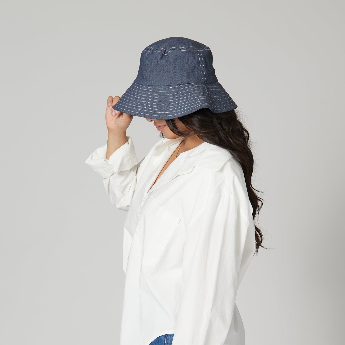 Chambray Bucket Hat