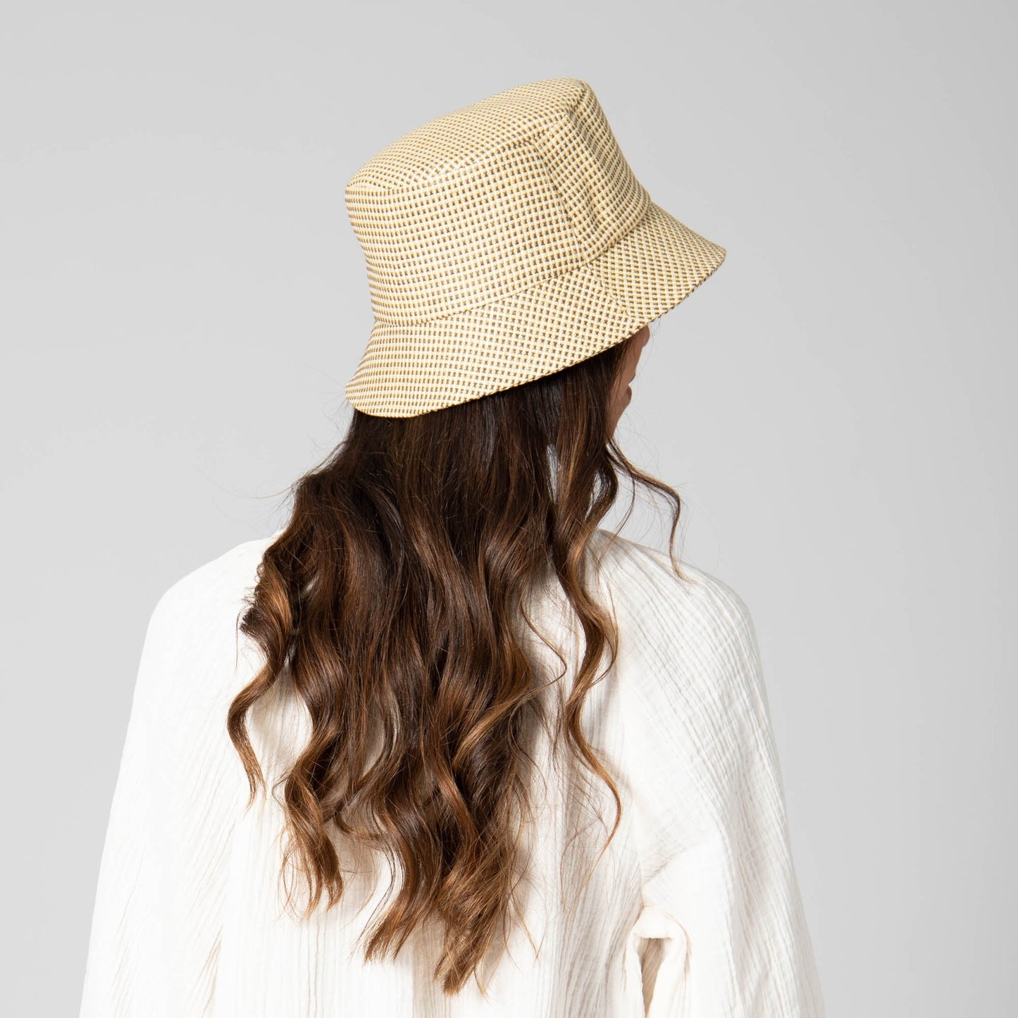 Women's Textured Woven Bucket Hat