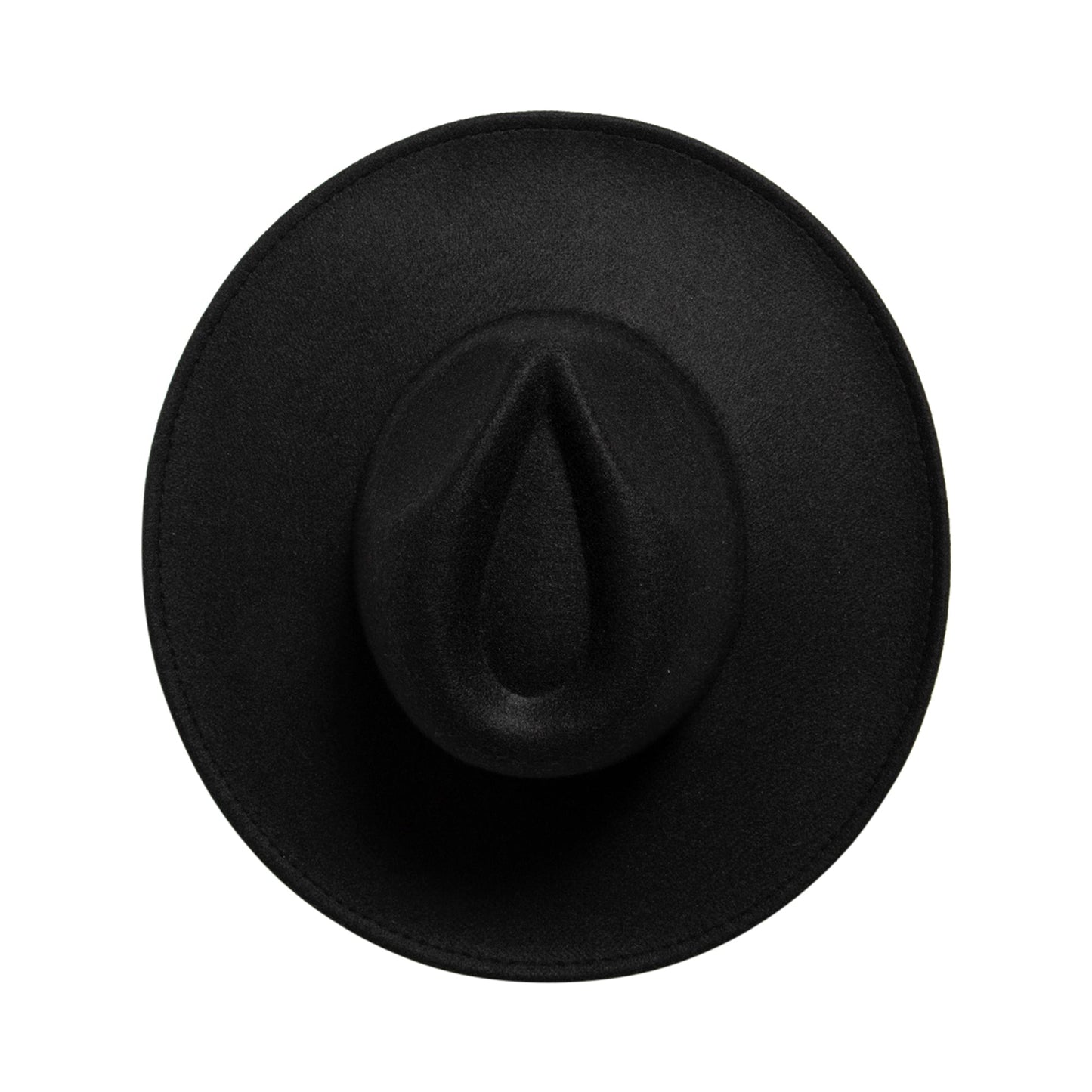 Women's Faux Felt Wide Brim Fedora