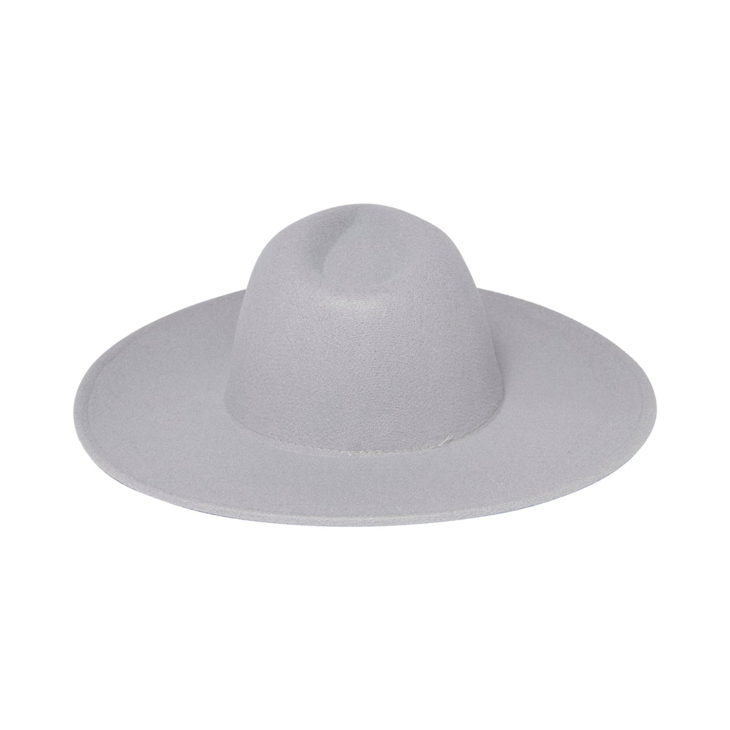 Women's Faux Felt Wide Brim Fedora