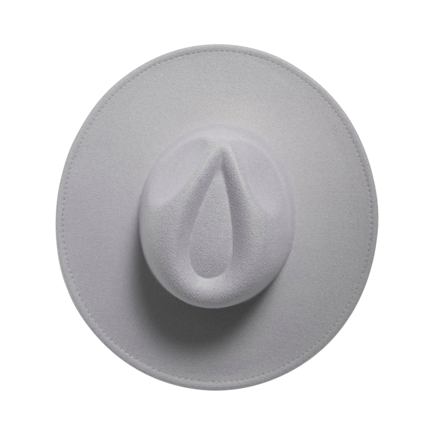 Women's Faux Felt Wide Brim Fedora