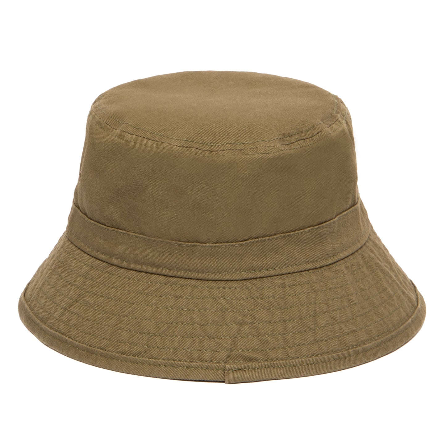 Men's washed cotton bucket with side grommets