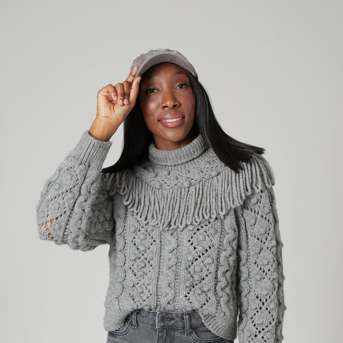 Unstructured Faux Suede Ball Cap