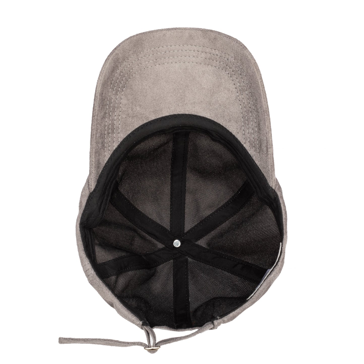 Unstructured Faux Suede Ball Cap