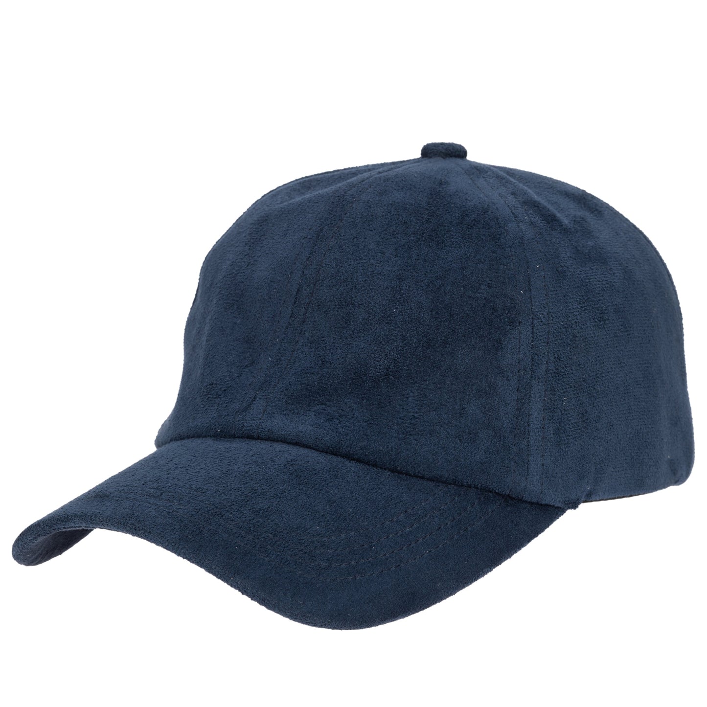 Unstructured Faux Suede Ball Cap