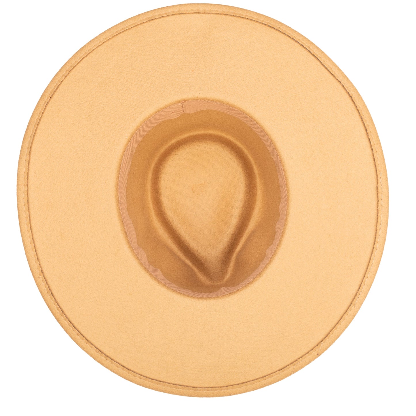 Faux Felt Wide Brim Fedora