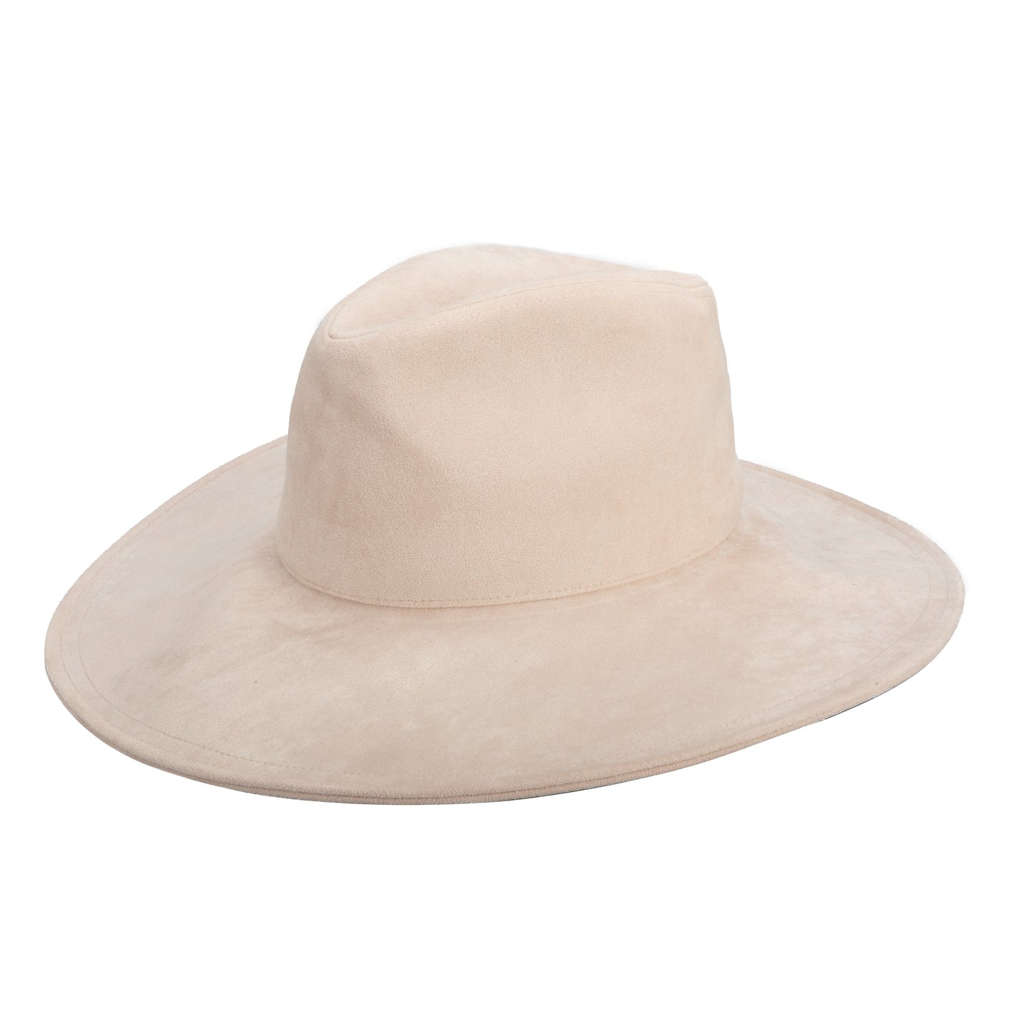 Pioneer - Cut & Sew Faux Suede Fedora