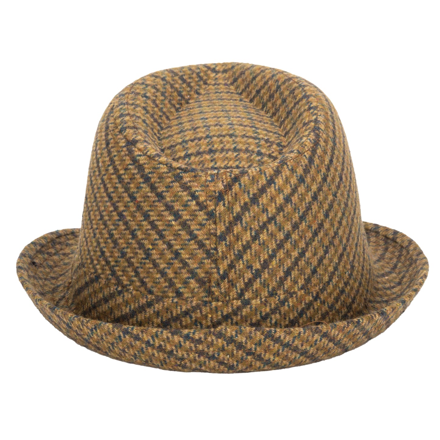 Men's Houndstooth Plaid Fedora