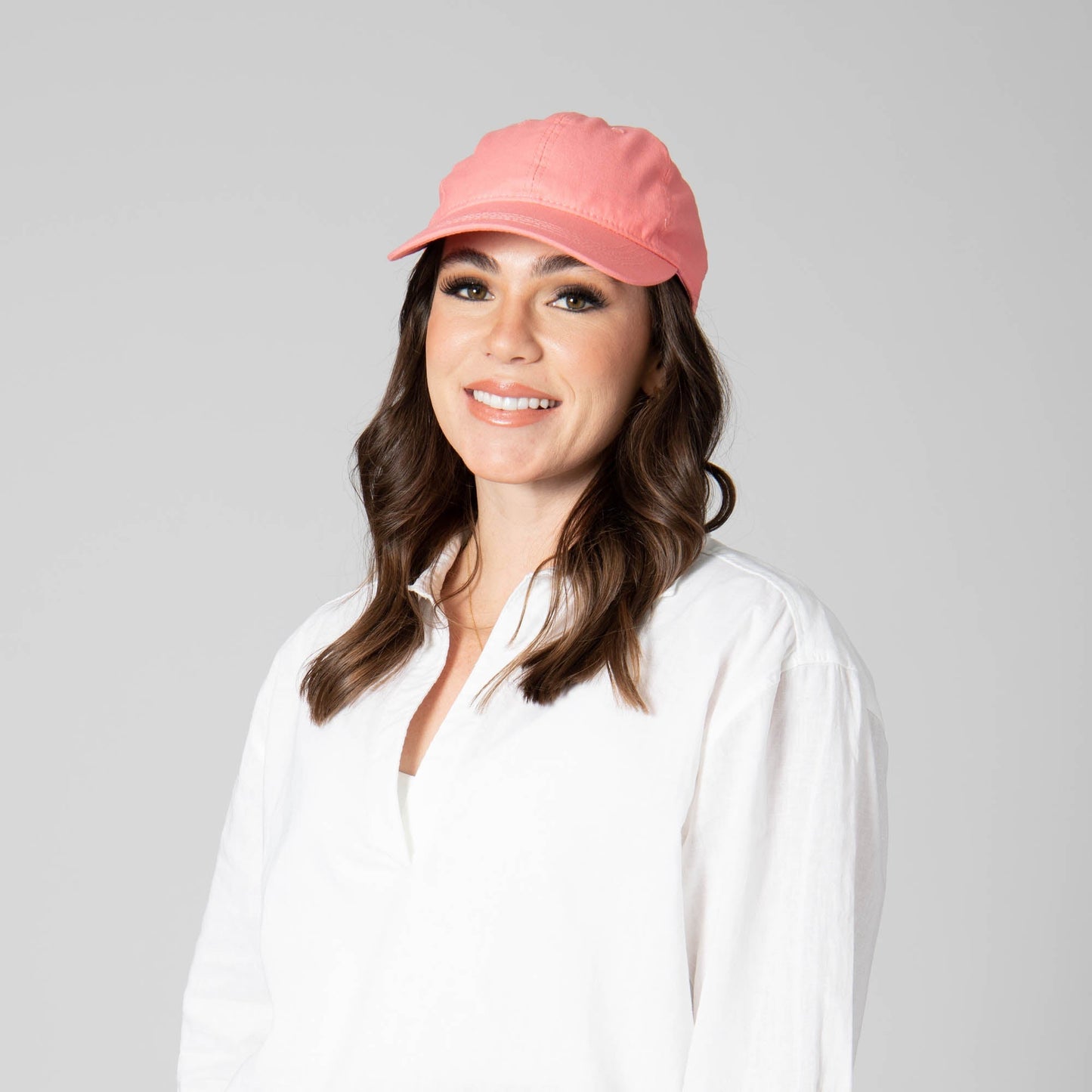 Partly Cloudy - Women's Cut and Sew Linen Ball Cap