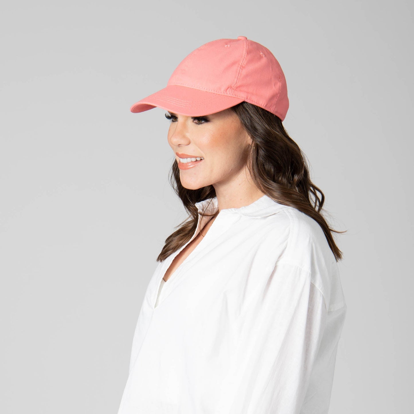 Partly Cloudy - Women's Cut and Sew Linen Ball Cap