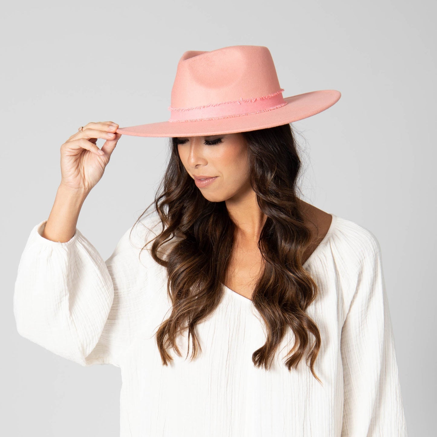 Women's Faux Felt Fedora