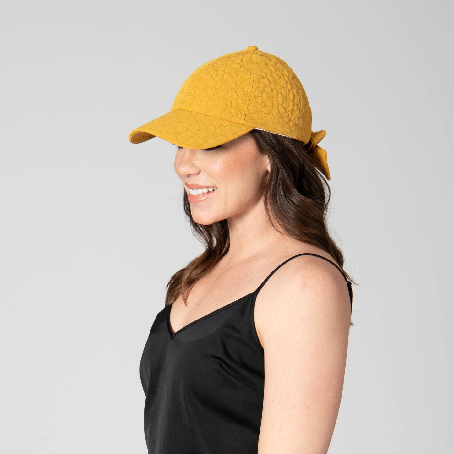 Women's Floral Textured Cap