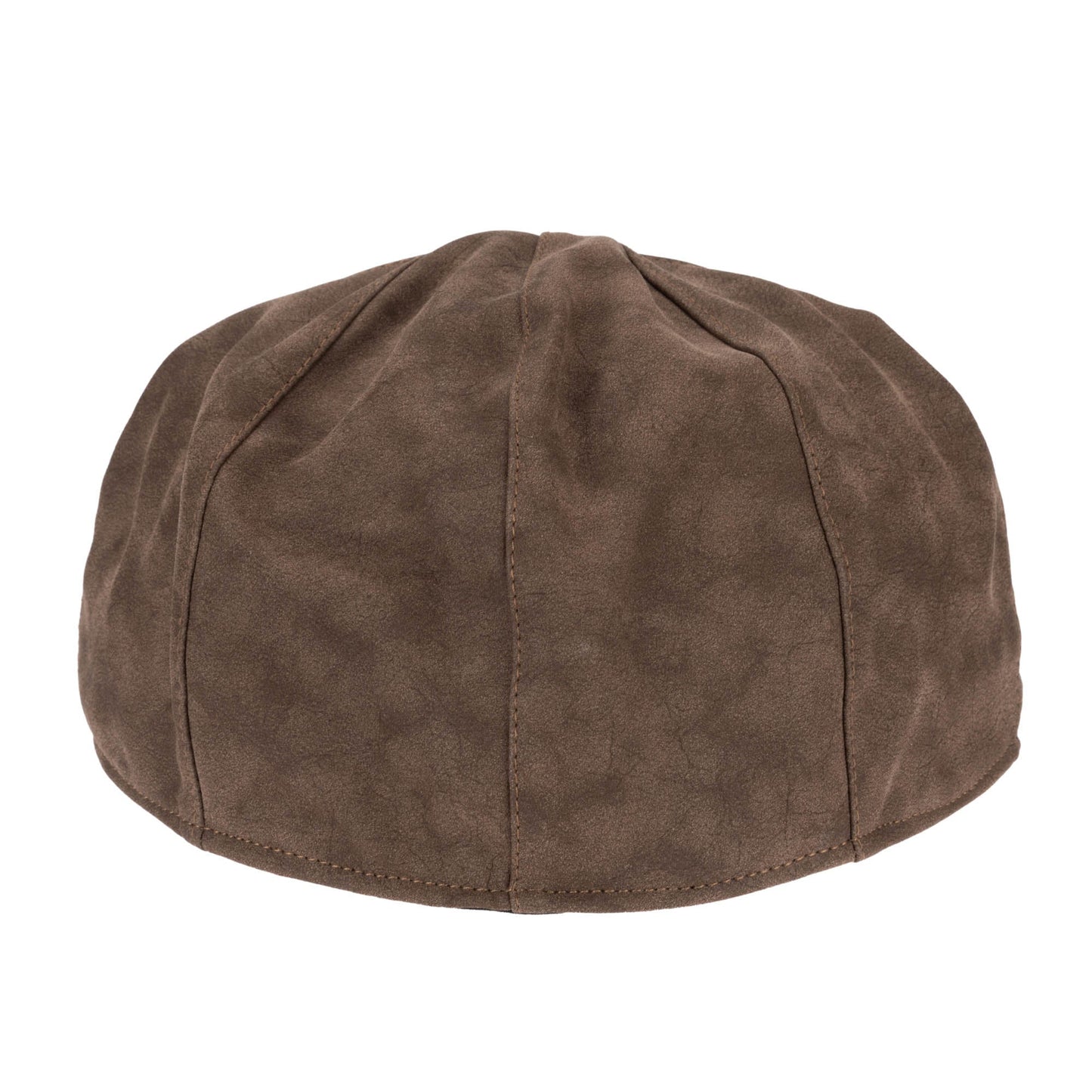 Faux Leather Multi Panel Driver Cap