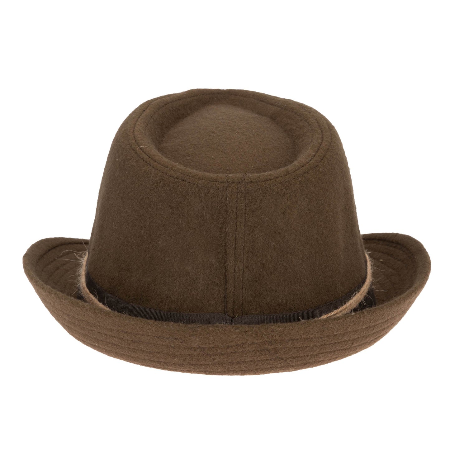 Faux Felt Stingy Brim Fedora