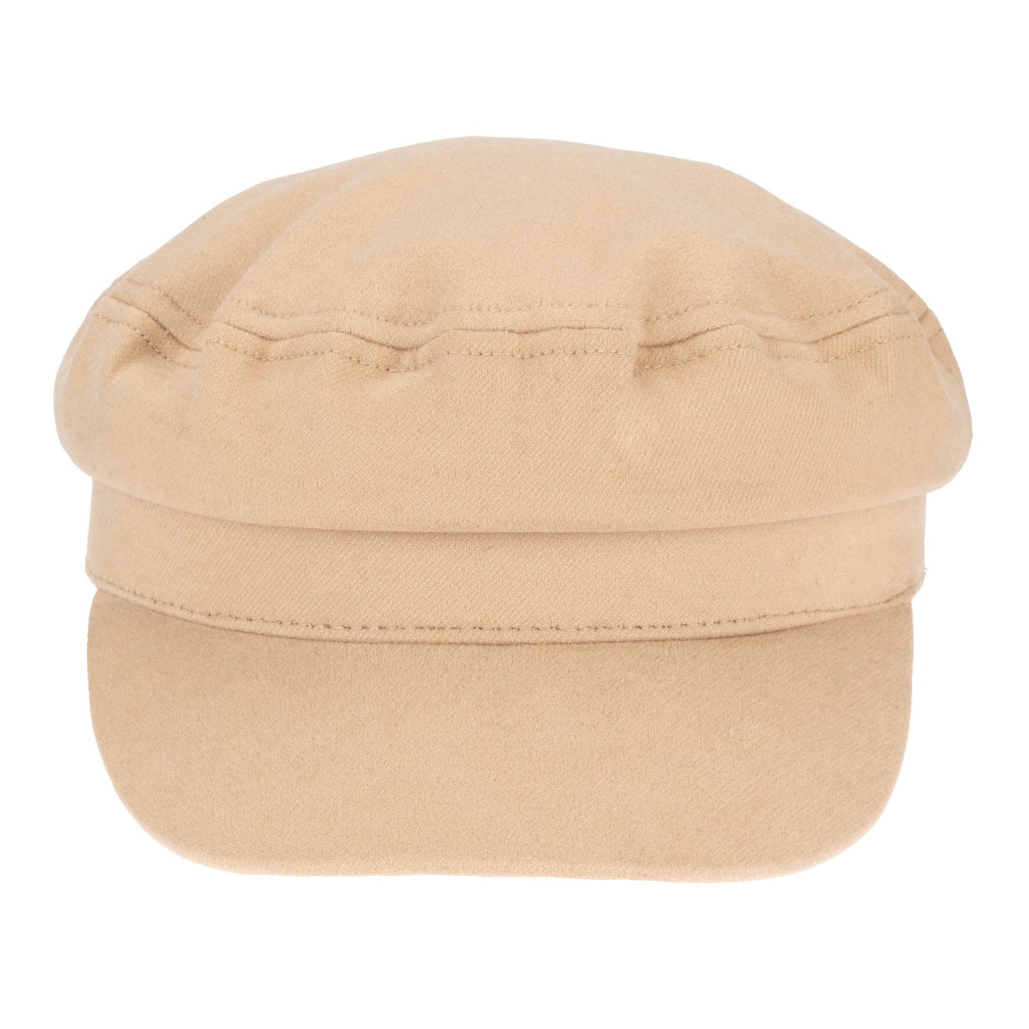 Solid Brushed Poly Twill Fisherman Cap