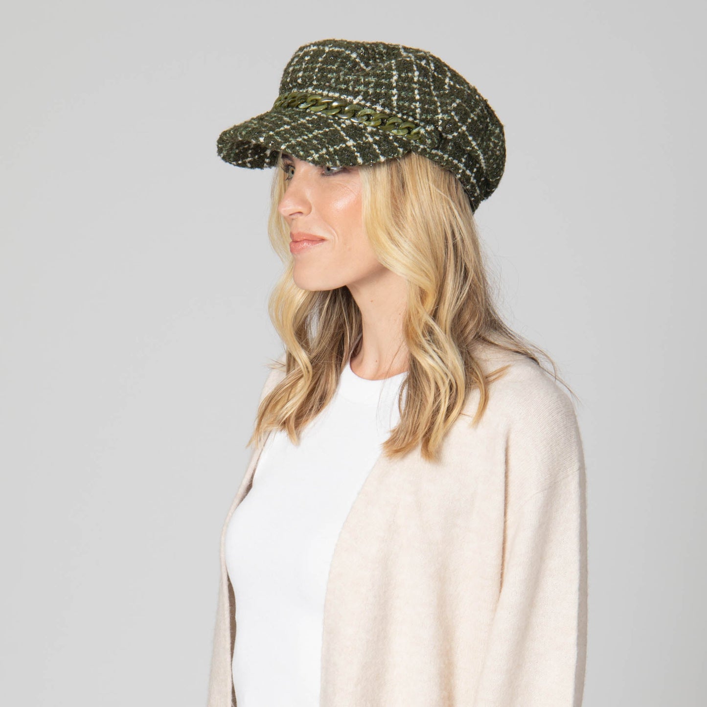 Emmy Lou - Cut & Sew Tweed Cabbie Hat