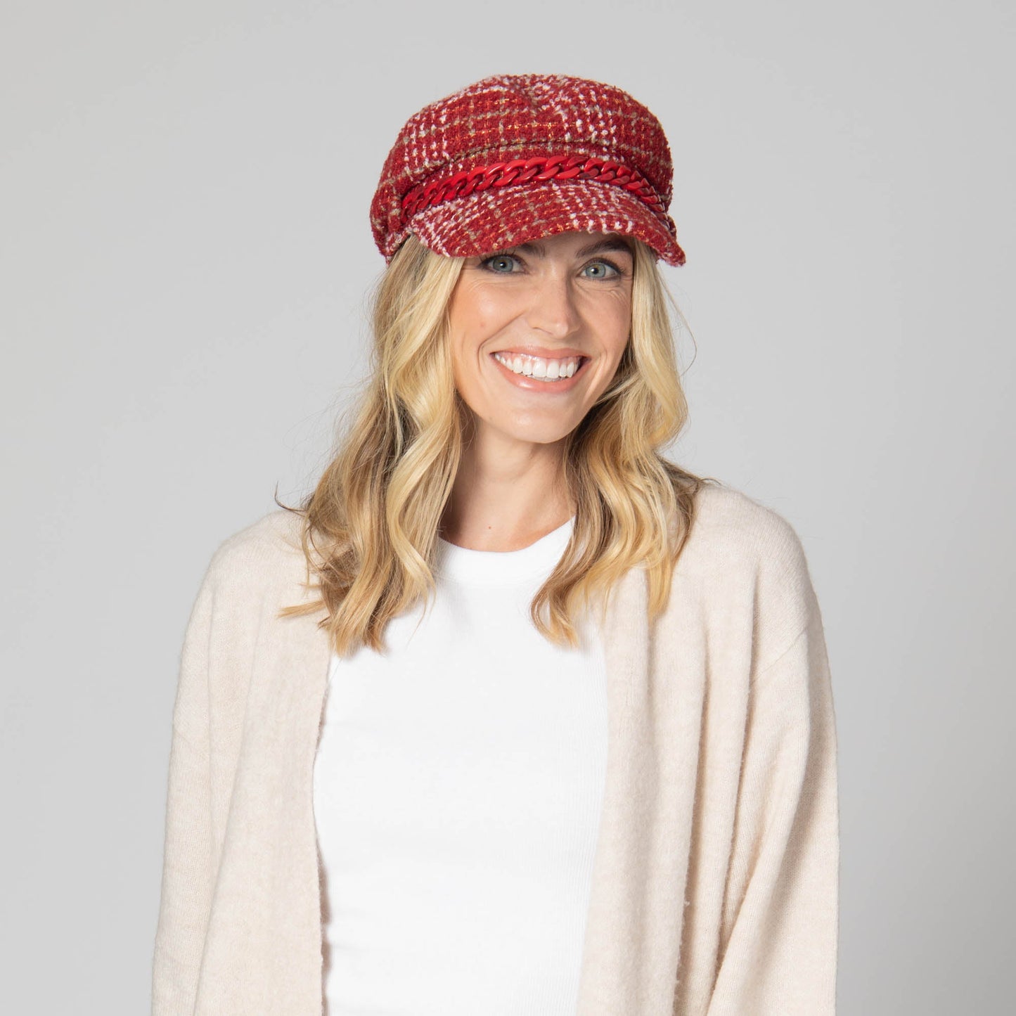 Emmy Lou - Cut & Sew Tweed Cabbie Hat