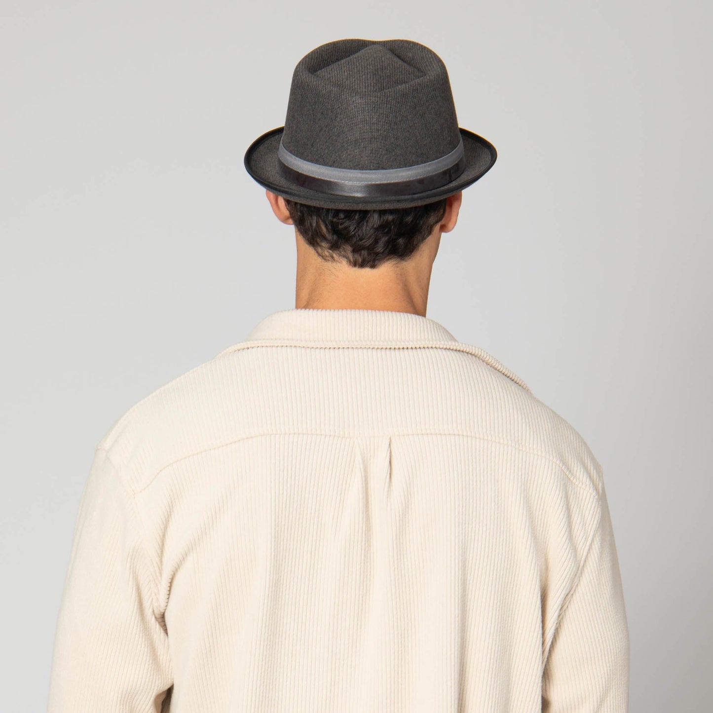 Men's Pork Pie with Debossed Logo