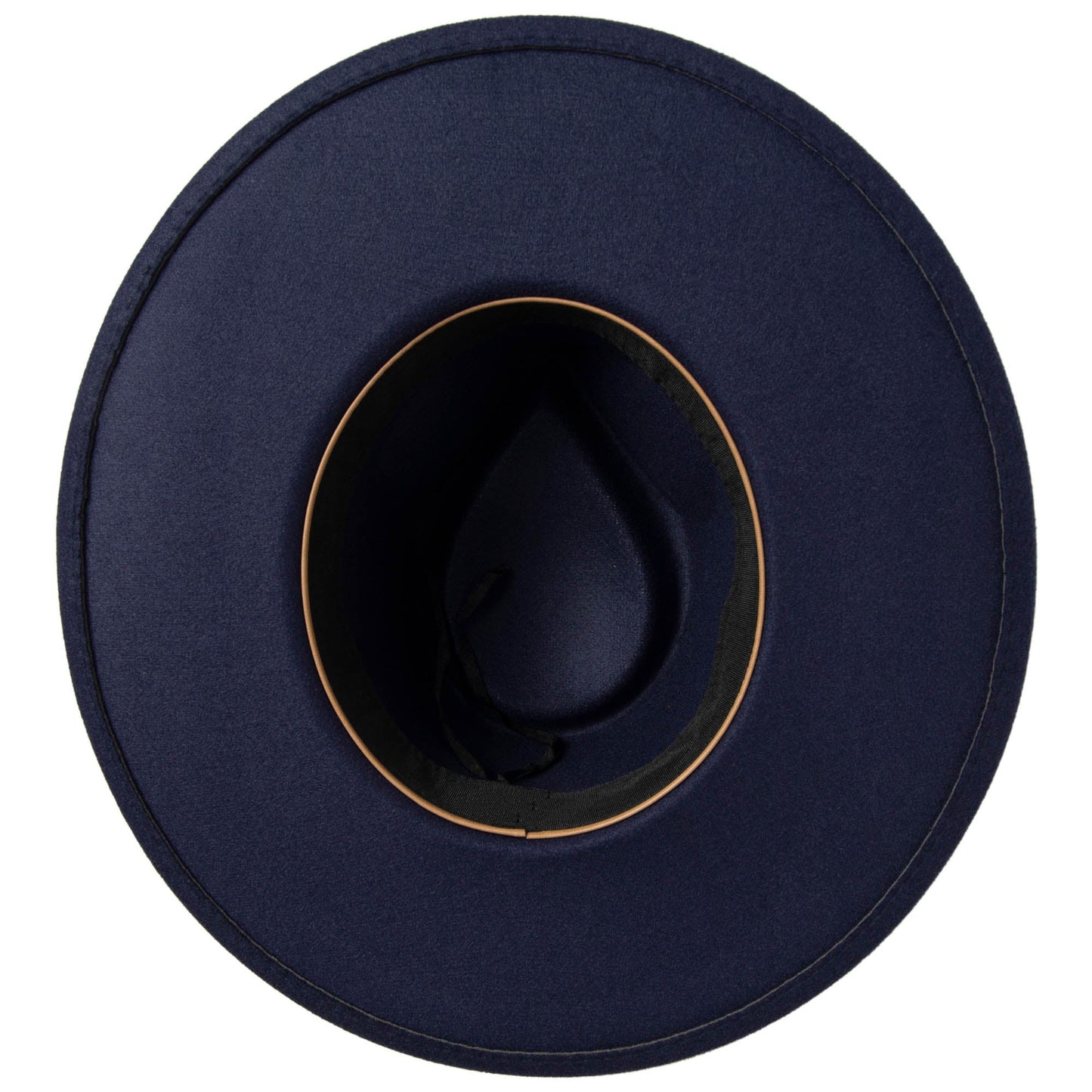 Women's Fedora with Chevron Gold Chain Trim