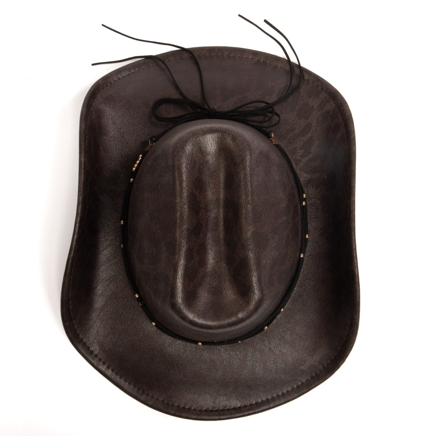 Leopard Printed Cattlemans's Crease Cowboy