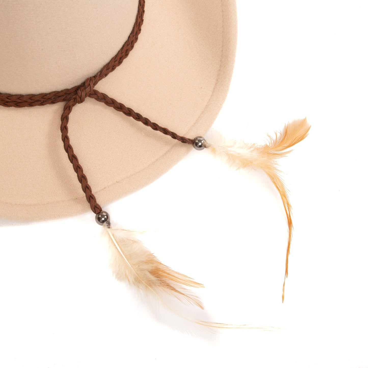 Cattleman's Crease Cowboy with Feathered Ends